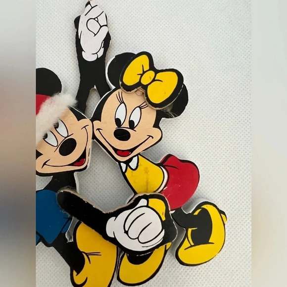 VINTAGE: Disney | 1985 Disney Mickey & Minnie Mouse Christmas Tree Ornament - Picture 5 of 8